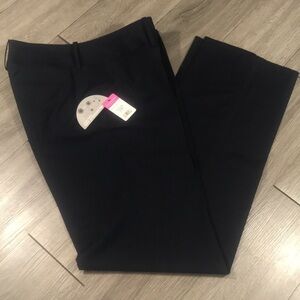 Brook Taverner NWT “Miranda Trouser” Navy Blue Factory no hem size 16W